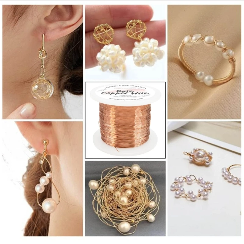 MXME Craft Wire for Sculpting and Flower Modeling Flexible Solid Colorfast Beading Wire for Craft Lovers and Artists