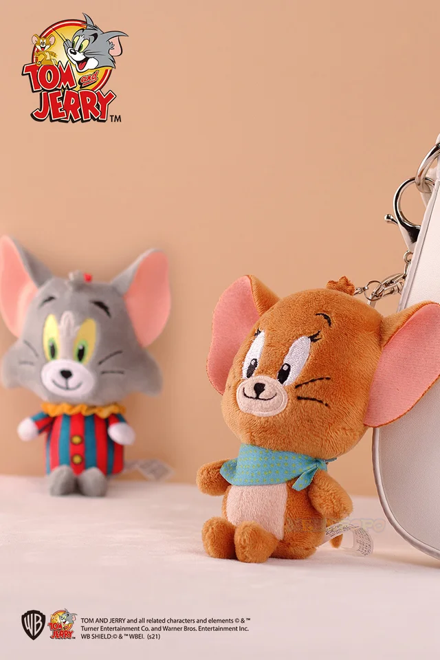 トムとジェリーの漫画のぬいぐるみキーホルダー,ぬいぐるみ,クラシック