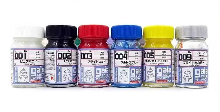 Gaia Oil Paint Pigment Model Color Gloss Semi Basic Color Trasparente 19-50 Gunpla Plastic Car 15M Toy