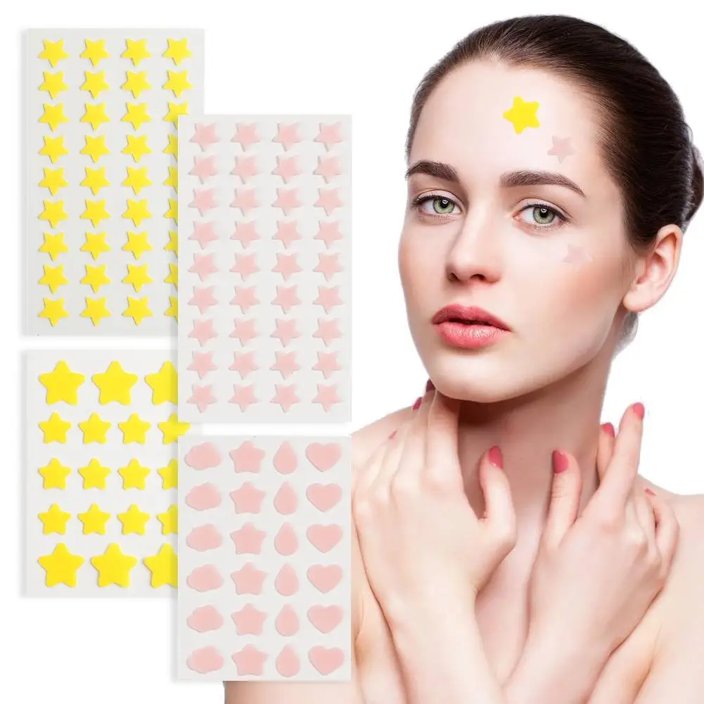 18/24/36PCS Star Pimple Patch Acne Colorful Invisible Acne Removal Skin Care Stickers Concealer Face Spot Beauty Makeup skin blackheads cleaner facial pore nose acne removal suction scrubber electric stainless blackhead remover