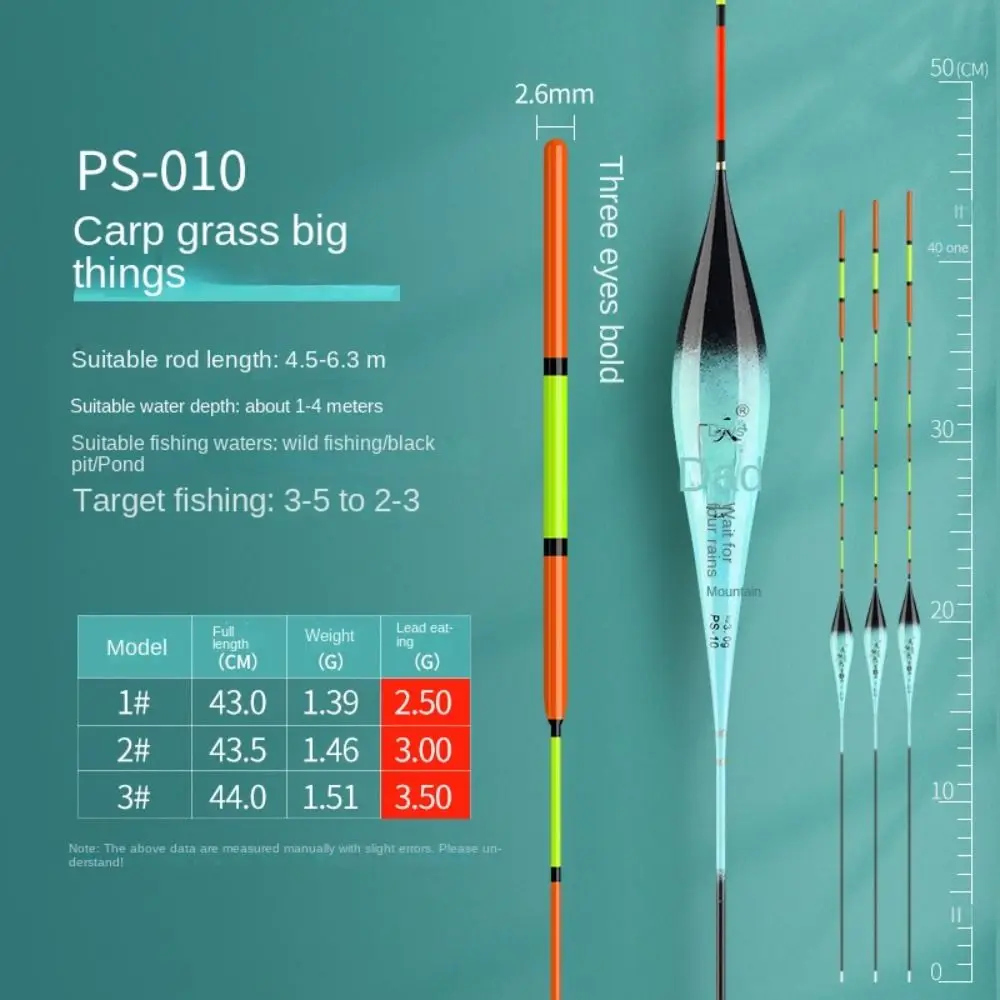 Description Picture 4 of itemFishing Tool Tackle Big Buoyancy Nano Fishing Float Composite Nano Vertical Buoy Sensitive Stable Fishing Bobber Shallow Water