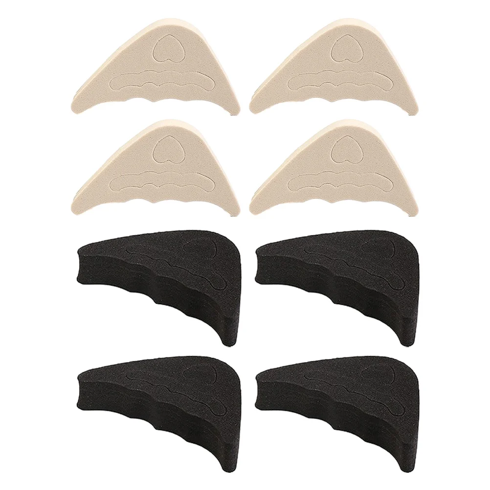 

4 Pairs of Shoe Head Fillers Sponge Shoe Pads Sponge Forefoot Cushions Reusable Shoe Fillers