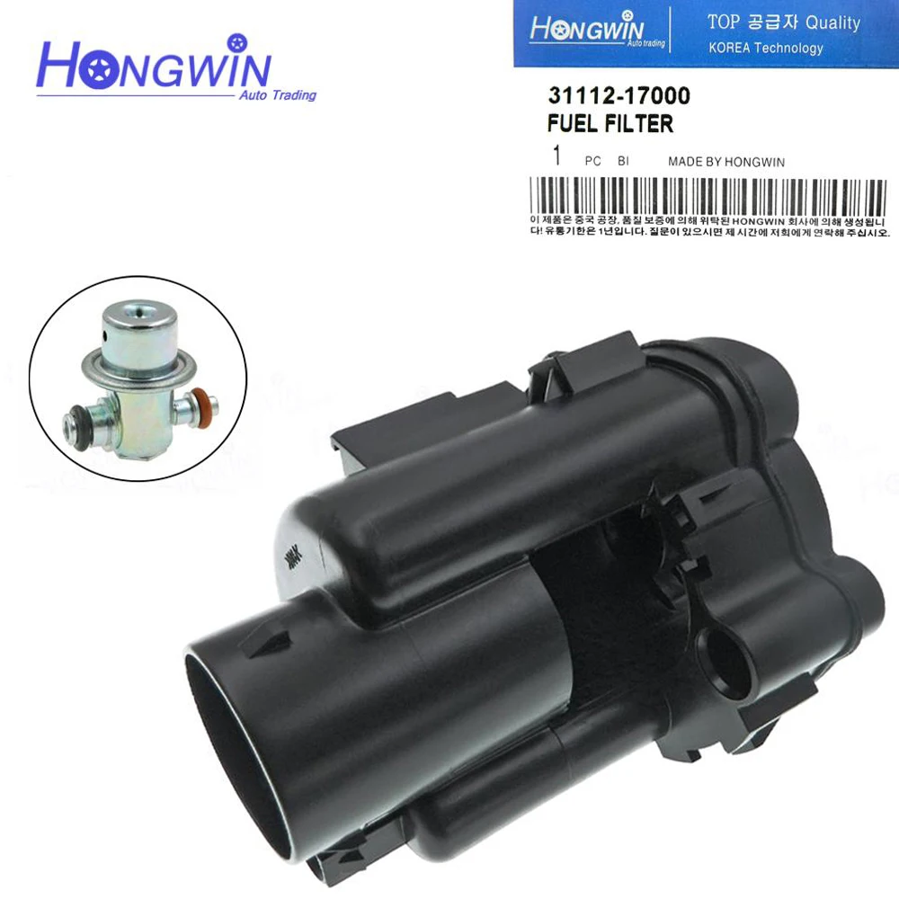 31112-17000 Fuel Pump Straniner Fuel Filter+Fuel Injection Pressure Regulator For Hyundai Getz Matrix 1.1L 1.4L 1.6L 35301-25000