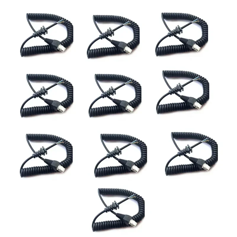 

Lot 10PCS Replacement RJ45 8 Pin MH-67A8J Handheld Speaker Microphone Cable Cord for YAESU VX2108 VX2208 VX2508 Mobile Radio