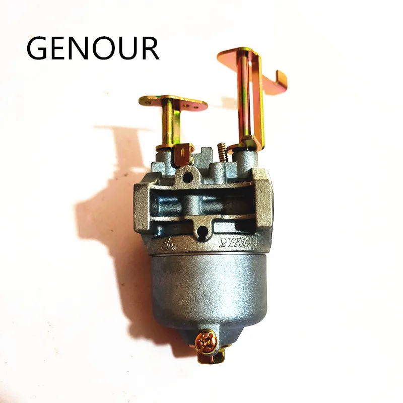 Фото Карбюратор YINBA Carb ПОДХОДИТ для 154F 156F 1 кВт 1,5 кВт ET1500 LT1800 SPG1500, горизонтальный маленький двигатель, запасные части для генератора №1