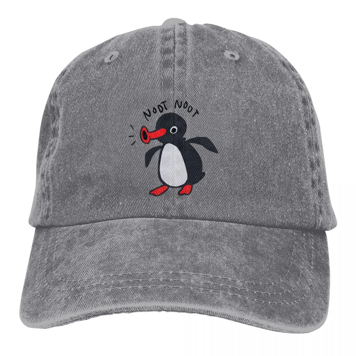 Cappellino Da Baseball In Cotone – Papà Pingu Arrabbiato, Visiera Sole, Design Pinguino, Regolabile 54-60 Cm, Per Donna E Ragazza