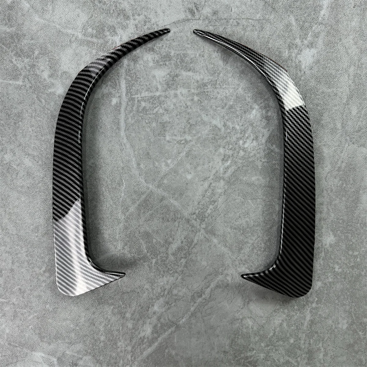 For Mercedes Benz W117 CLA 200 220 250 260 45 AMG 2014-2018 Rear Bumper Lip Spoiler Canards Wind Knife Splitter Car Accessories
