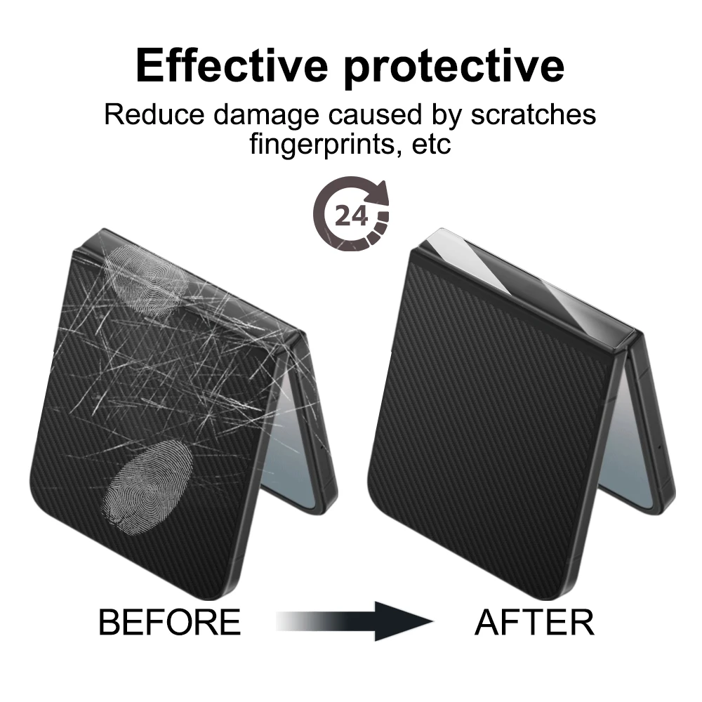 Hinge Protector Film For Samsung Galaxy Z Flip 7 6 5/Fold 7 6 5 Anti-Scratch Border Sticker ZFlip7 Fold7 2025 Hydrogel Films