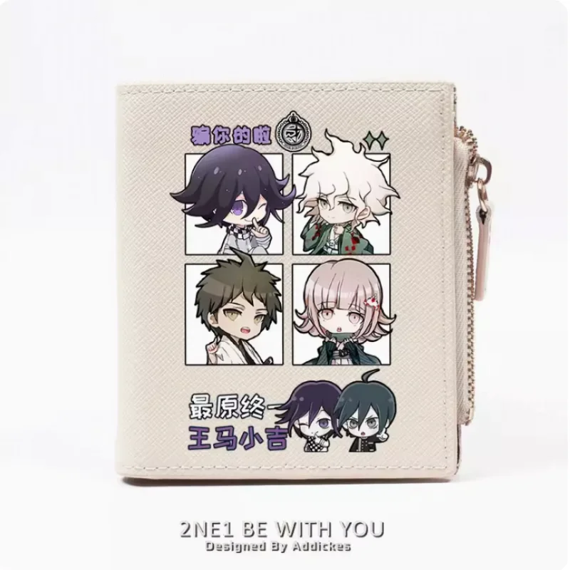 

Anime Danganronpa V3 Kokichi Oma Zipper Wallet Fold Bag Multi Card Coin Pocket Holder Fashion Kids Wallets Gift