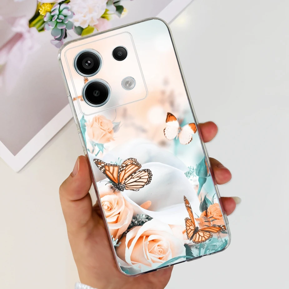 New Fashion Painted Clear Silicone Soft TPU Phone Case for Xiaomi Poco X6 Pro 5G
