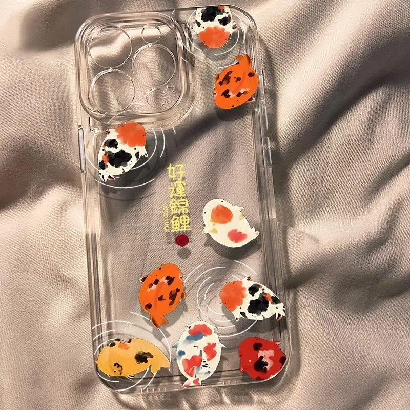 Koi Brings Good Luck Phone Case - Elegant Design Cover