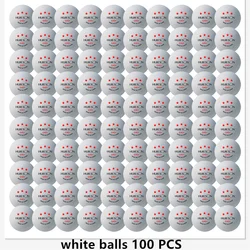 Huieson Premium Table Tennis Balls for Competition and Training (White balls 100 PCS)