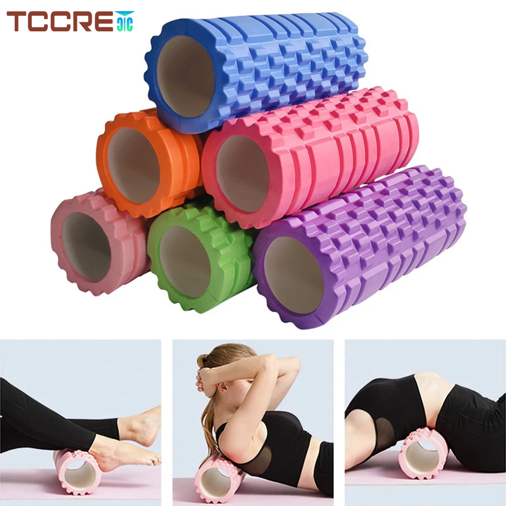 Gym Fitness Yoga Column Foam Massage Roller Deep Tissue Massager For