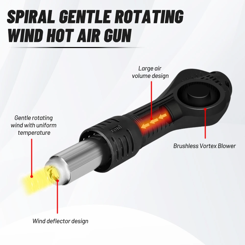 Hot Air Gun 700W 5mm Nozzle for Kaisi 858Pro Rapid Heating Magnetic Sleep Mode Soldering Station SMD SMT Repair