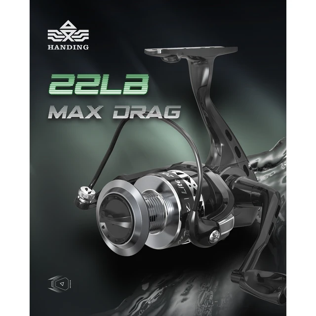 HANDING M1 Spinning Reel Graphite Reel, 9 + 1 Ball Bearings, 12kg Max Drag,  5.2:1 Gear Ratio, All Purpose Fishing Spinning Reel - AliExpress