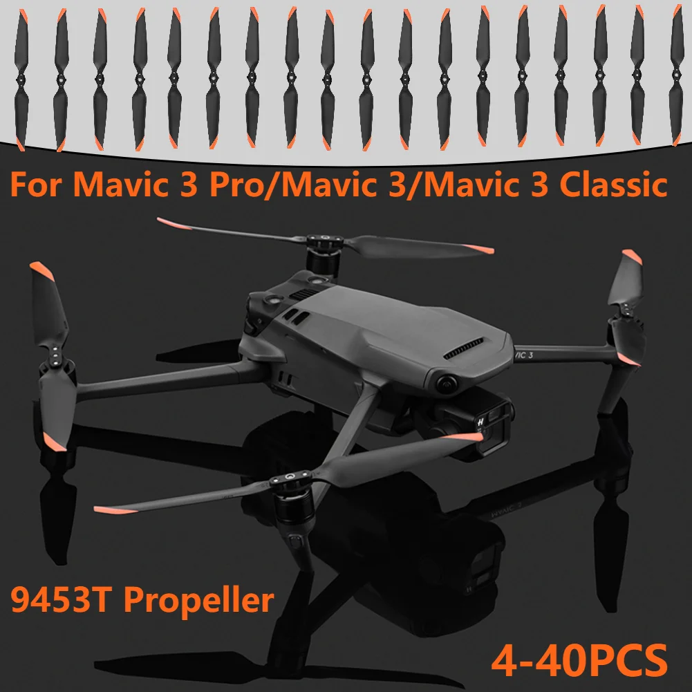 2-20쌍 9453T 프로펠러 퀵 릴리스 접이식 프로펠러 블레이드 DJI Mavic 3 Pro/Mavic 3/Mavic 3 Classic용 경량 스크류 윙