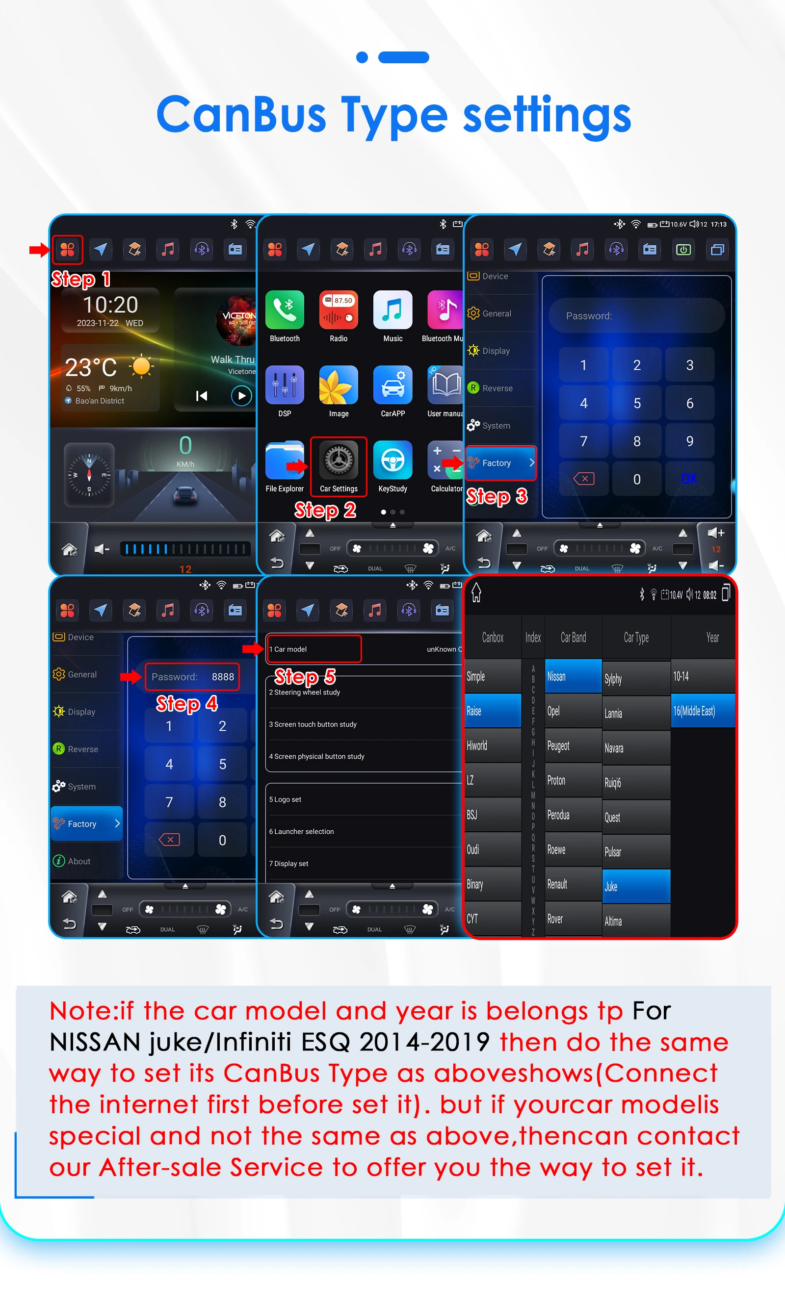 Android Autoradio Multimedia für Nissan Juke 2011-2018 für Infiniti ESQ 2014-2019 Carplay Auto 9,7 Zoll vertikaler Bildschirm Stereo – Detail 38