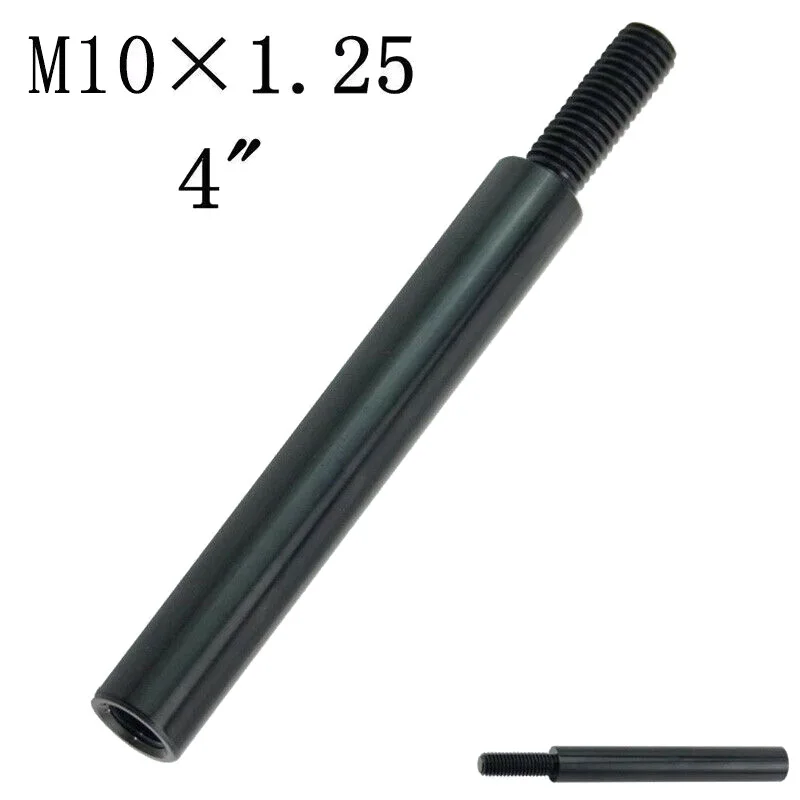 

1pc 4" M10X1.25mm Car Shift Knob Extension For Manual Gear Shifter Lever Extender Fits For Ford/ For Toyota-Scion/ For-Subaru
