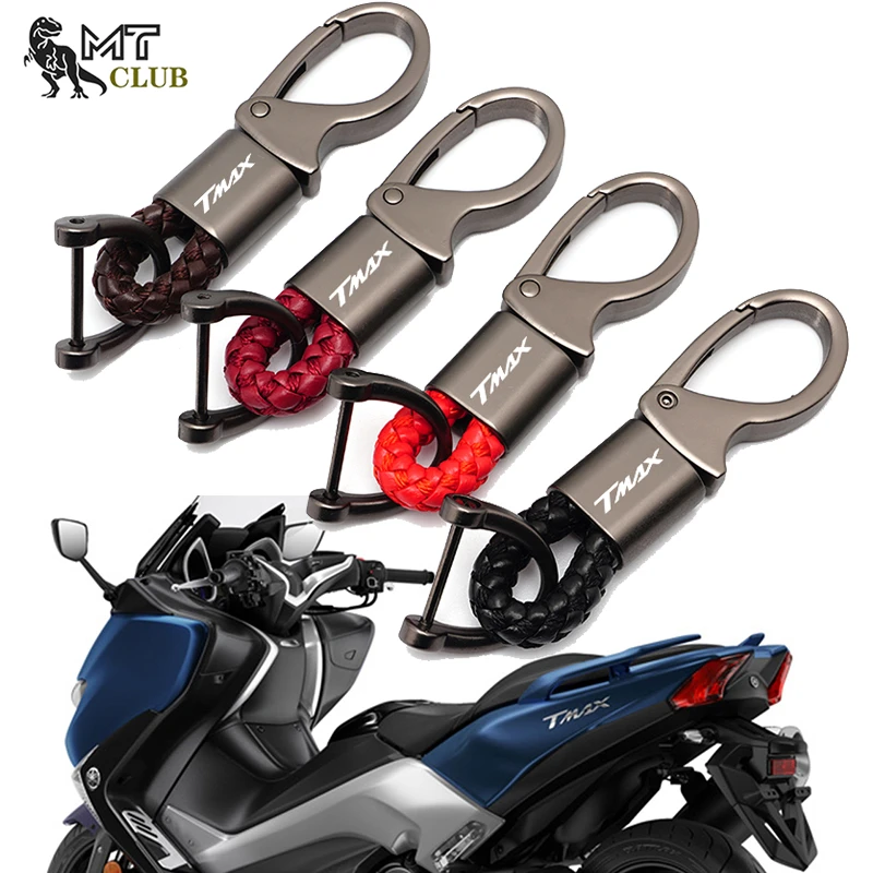 

For Yamaha T MAX 530 2012-2015 Tmax 500 T-MAX 560 Tmax560 2022 2023 Motorcycle Accessories Braided Rope Keyring Metal Keychain