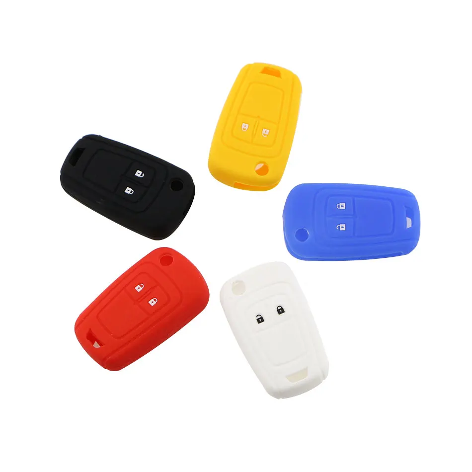 

2Button Silicone Car Remote Key Cover Case for Opel Astra J Corsa D Zafira C Mokka Insignia Cascada Karl Adam Meriva Accessories