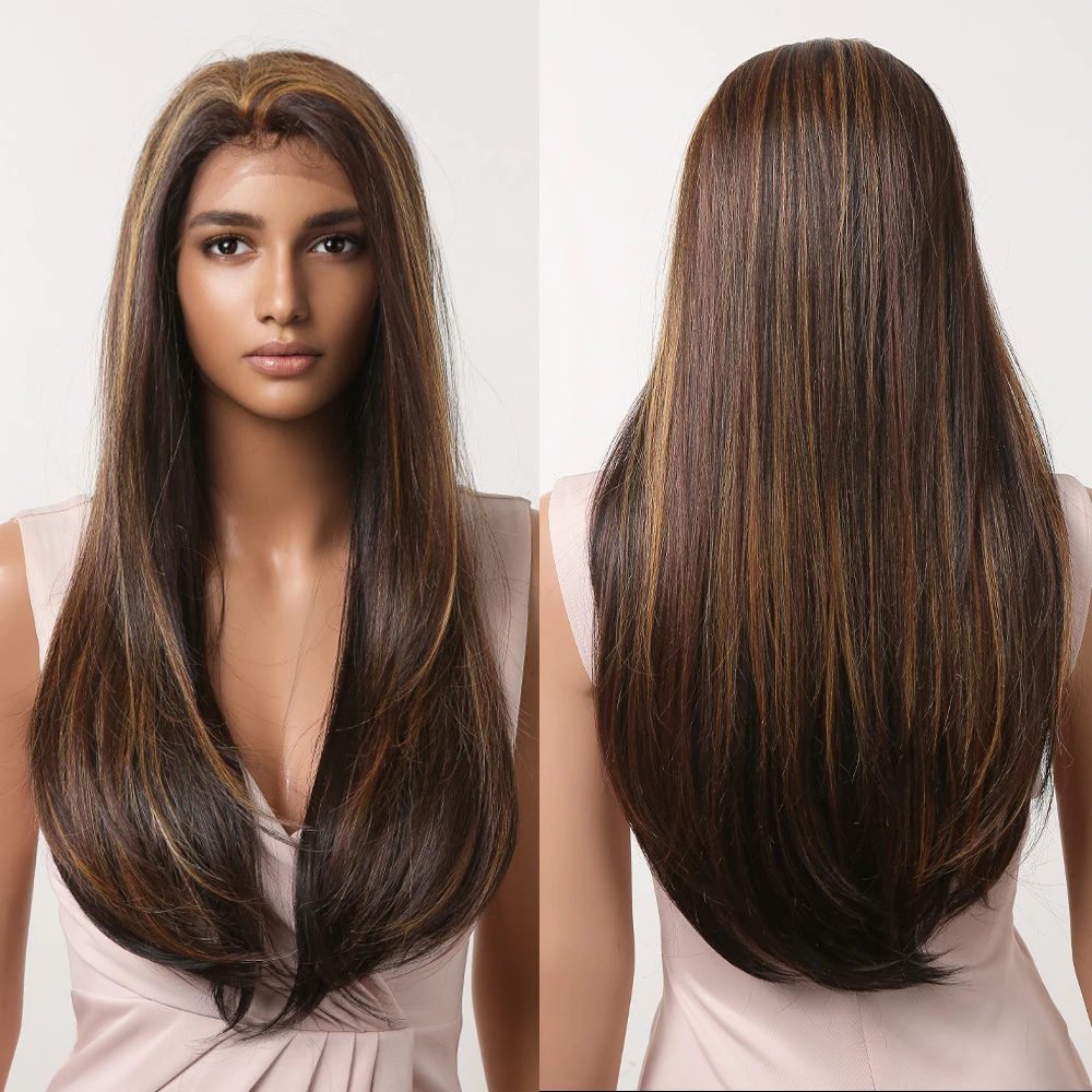 ブラウン ストレートウィッグ 合成繊維 cestlavie2000_1wlgs03-007_2