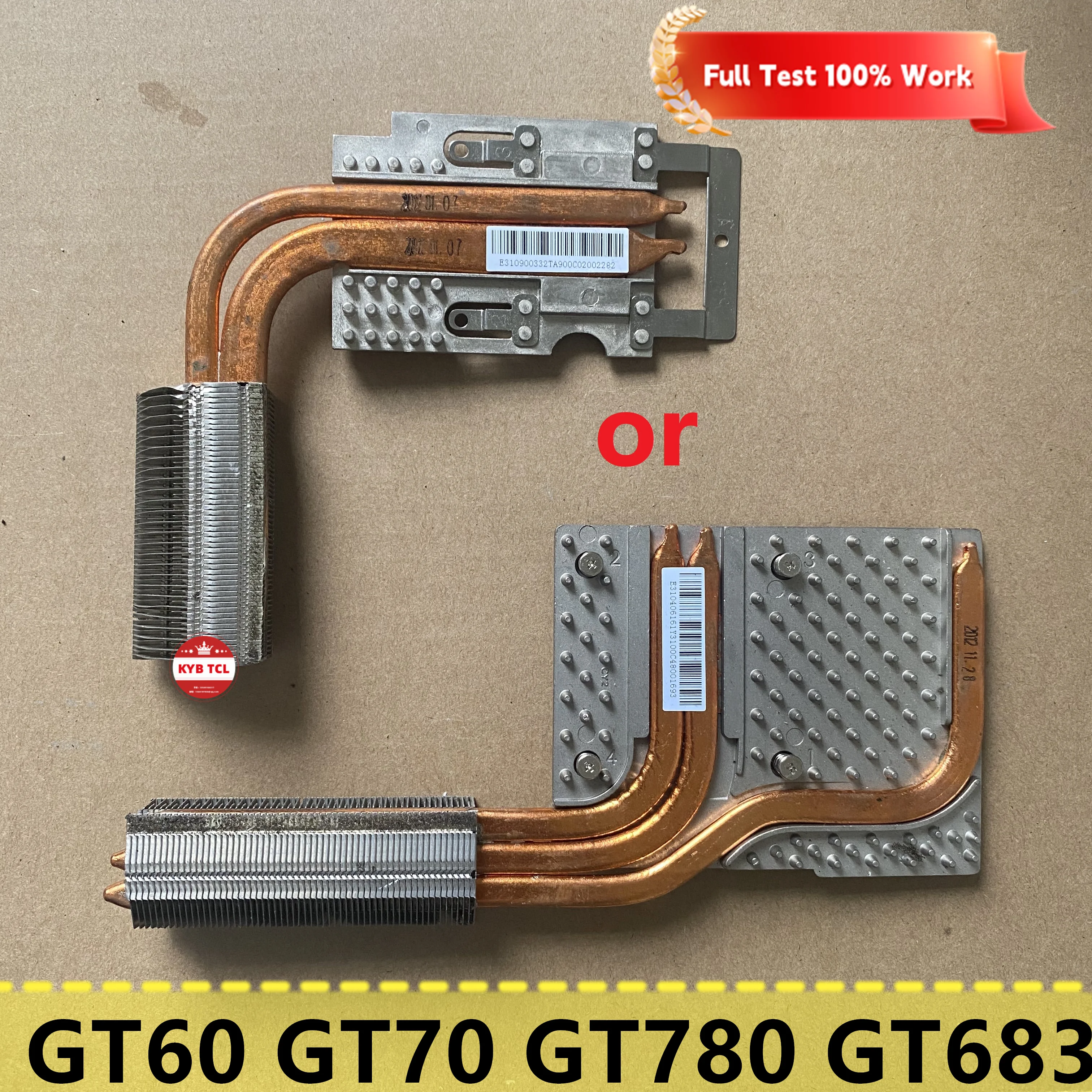 

E310900332TA900 E310406161Y3100 Laptop CPU or GPU Cooling Heatsink For MSI GT60 GT70 GT780 GT780DXR GT683 GT683DXR 16F3 1762