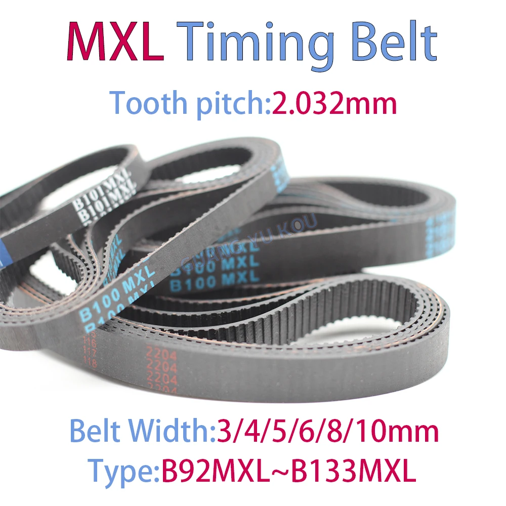 MXL 타이밍 벨트 3mm10mm 폭 B92MXL B93MXL B94MXL B95MX..
