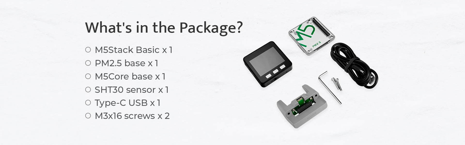 Official PM2.5 Air Quality Kit (PMSA003 + SHT30)
