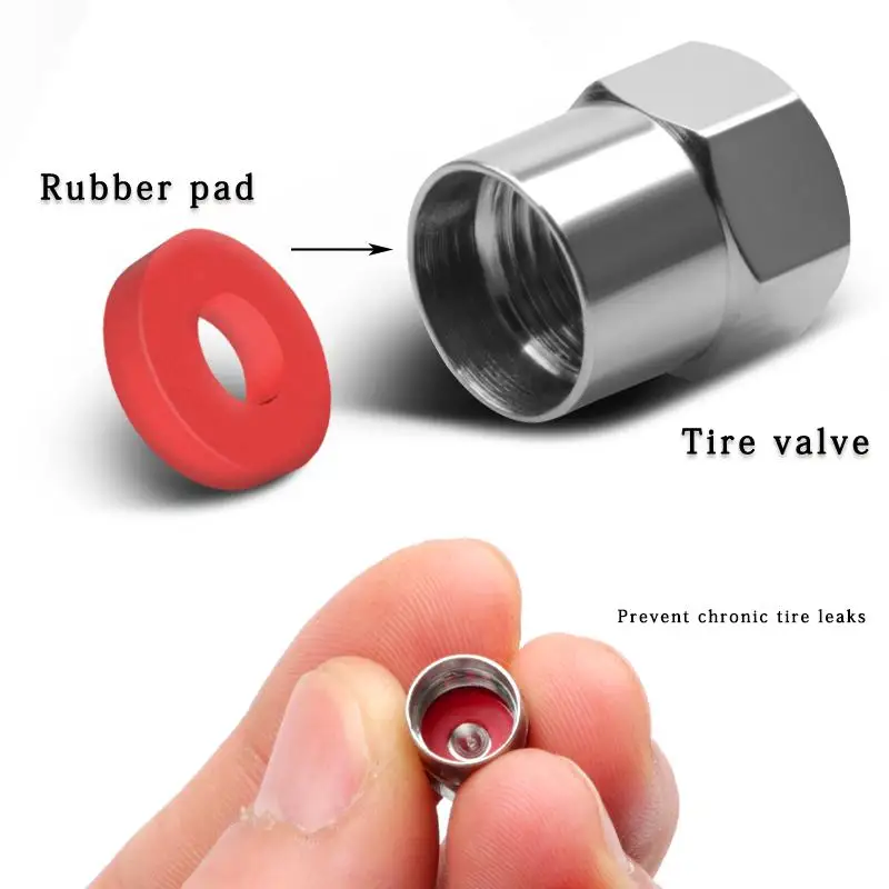 Car valve stem caps 4 pcs For Renault Megane 2 Duster Logan Captur Clio Laguna 3 Fluence Kadjar