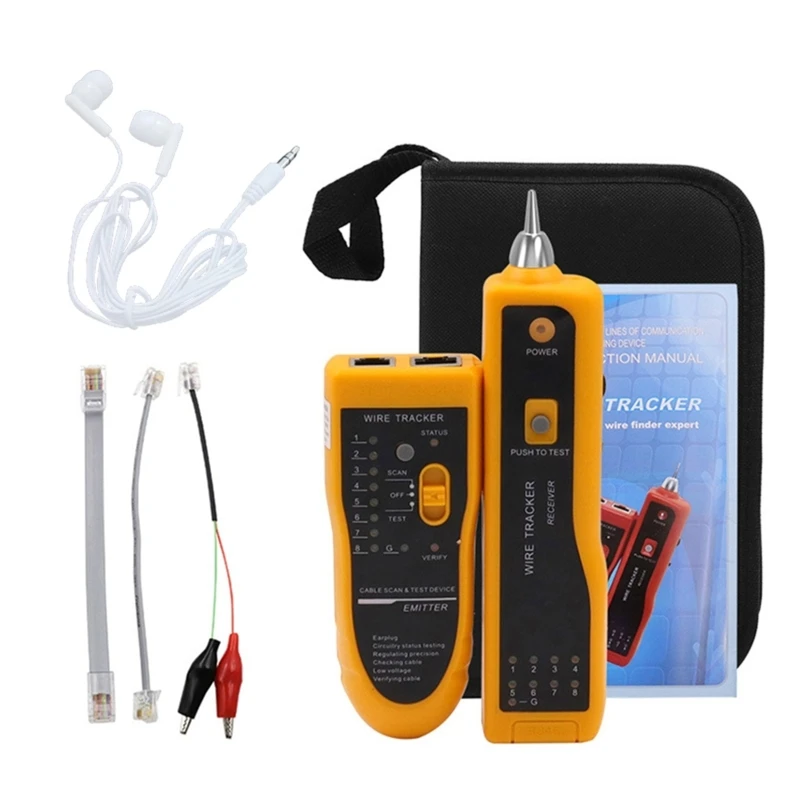 

Тестер кабеля Lan Cat5 Cat6 RJ11 RJ45 Utp Stp Детектор линии Локатор Трекер Телефон