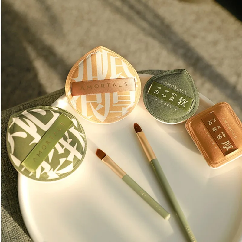 3 Pcs/Box Soft Air Cushion Puff Concealer Brush Round Makeup Blender Sponges Elastic Marshmallow Cosmetic Foundation Powder ins 4