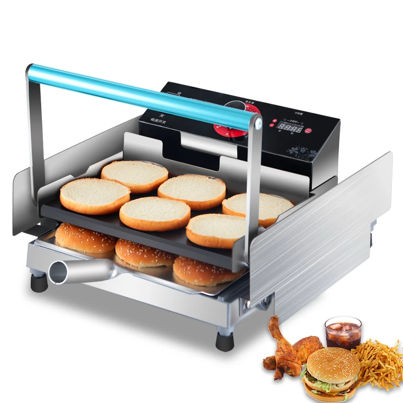 Popular Hot Sale Burger Buns Toaster Burger Making Machine Machine