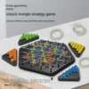New Triangle Chain Rubber Band Chess Desktop Puzzle Game, Family Parent-child Interaction Game, Exercise Logic Puzzle Baby Toys 4