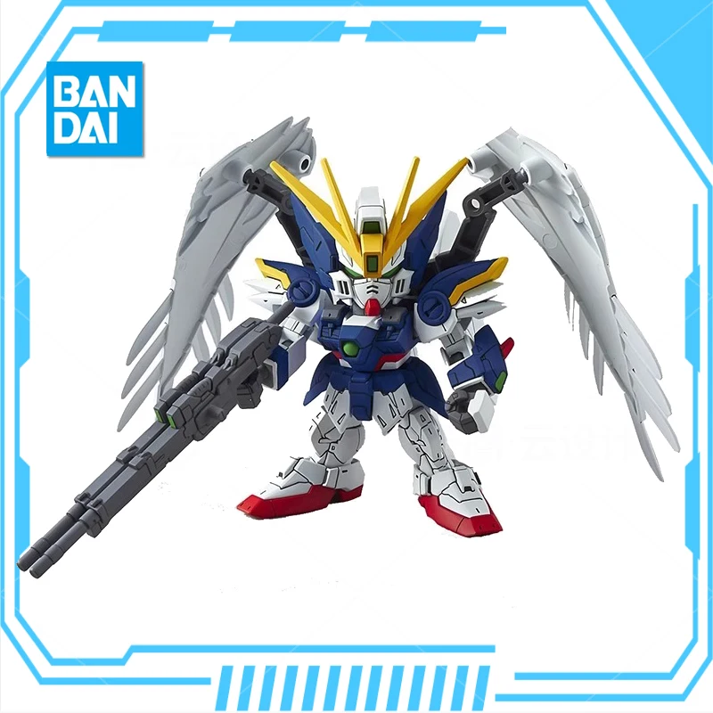 Bandai Anime Sd Xxxg-00W0 Wing Gundam Zero Ew Nuovo Rapporto Mobile Gundam Assembly Kit Modello In Plastica Action Toys Figure Gift