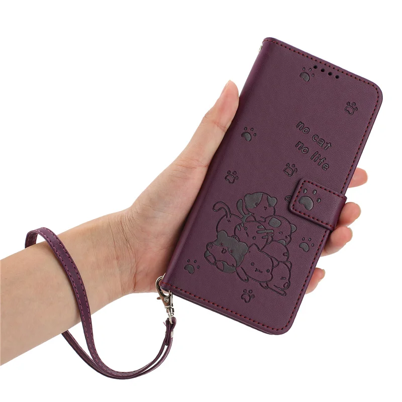 Elegant Flower Leather Flip Case: Magnetic Wallet Cover
