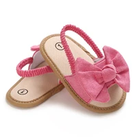 Summer Big Bowknot Breathable Comfortable Soft Sole Princess Sandal Shoe Of 0-18 Months Newborn Male and Female Baby 4