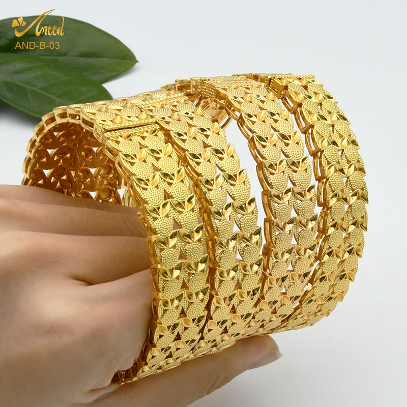 Bangle Bracelet Dubai Bangles For Women Middle East Gold Color Bangle Ethiopian Saudi Arab Bracelet Wedding Bride Jewelery African Birthday Gift