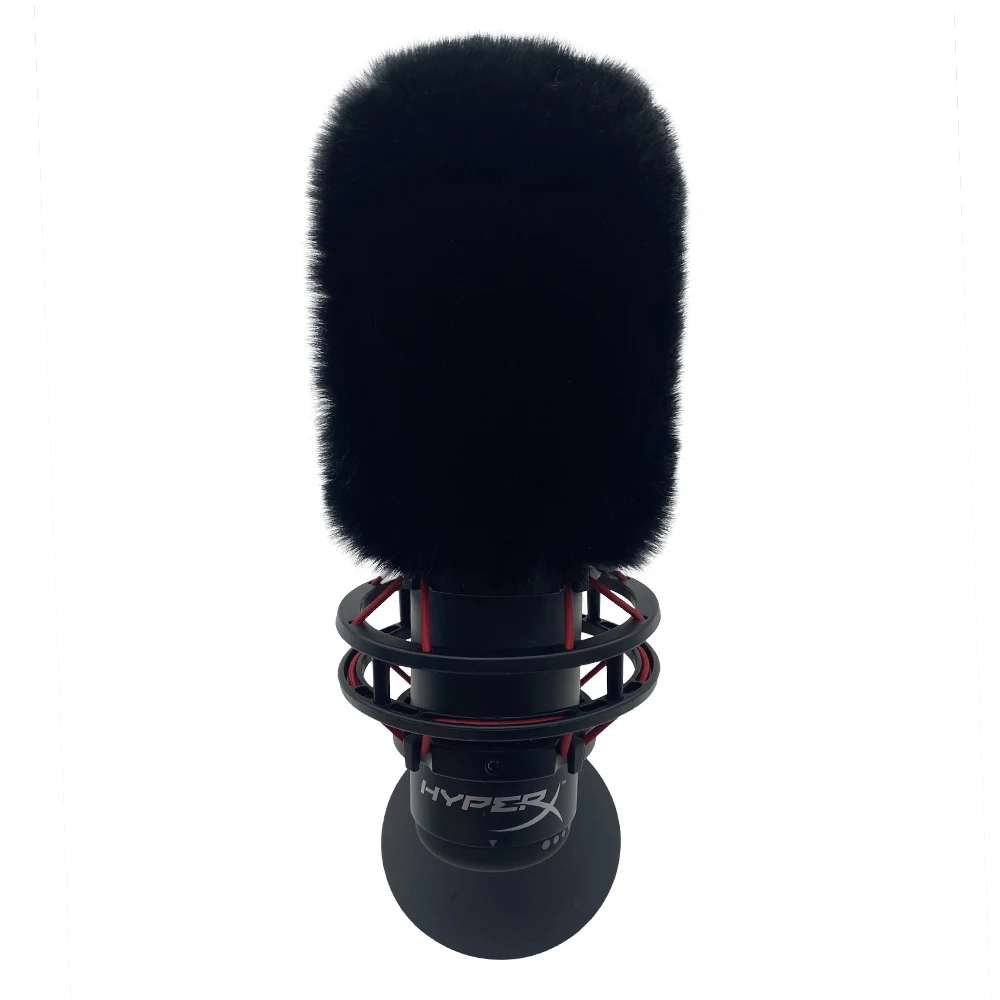 

Dead Cat Outdoor Artificial Fur Wind Microphone Cover Muff Windscreen Sleeve Shield For Hyper X QuadcastS Whindshield Pop Flite