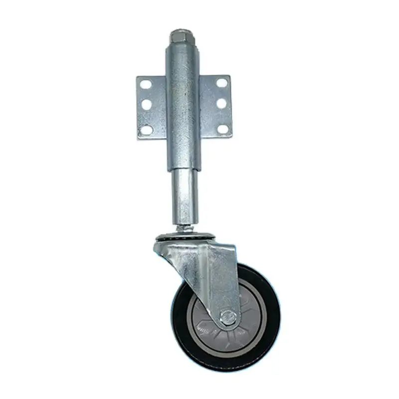 4 inch Spring Loaded Gate Casters Gate Swivel Wheel, Heavy Duty Casters