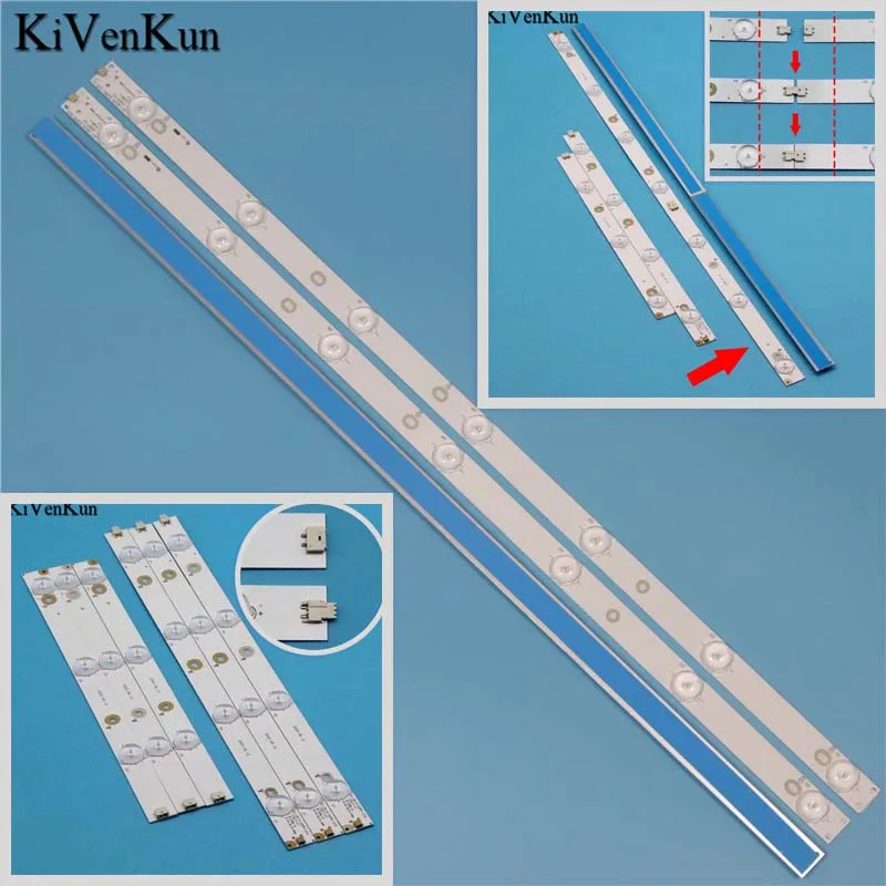 Kit De 3 Bandes LED LB PM3030 GJ0D35433X9 Y Pour PHILIPS 43PFT4112