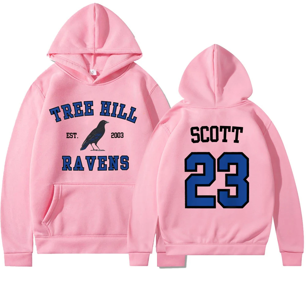 TREE HILL RAVENS Hoodie One Tree Hill Nathan Scott 23 Hooded Sweatshirt North Carolina Tv Show Trendy Hoodies Oth Fans Gifts 5