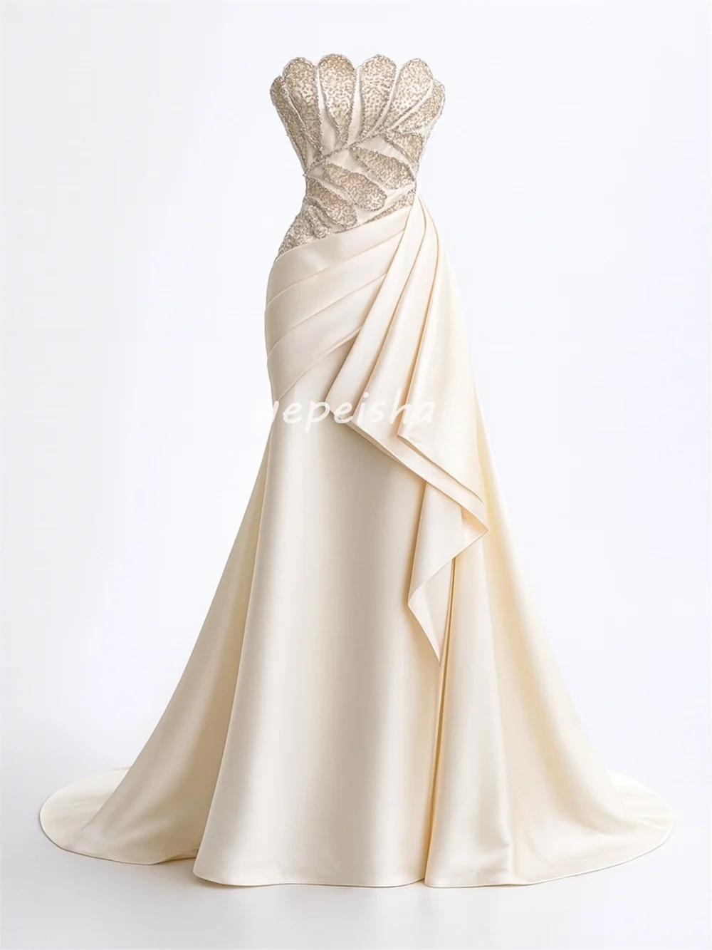 تخصيص مطابقة معقدة الطية Ruched رايات حورية البحر...