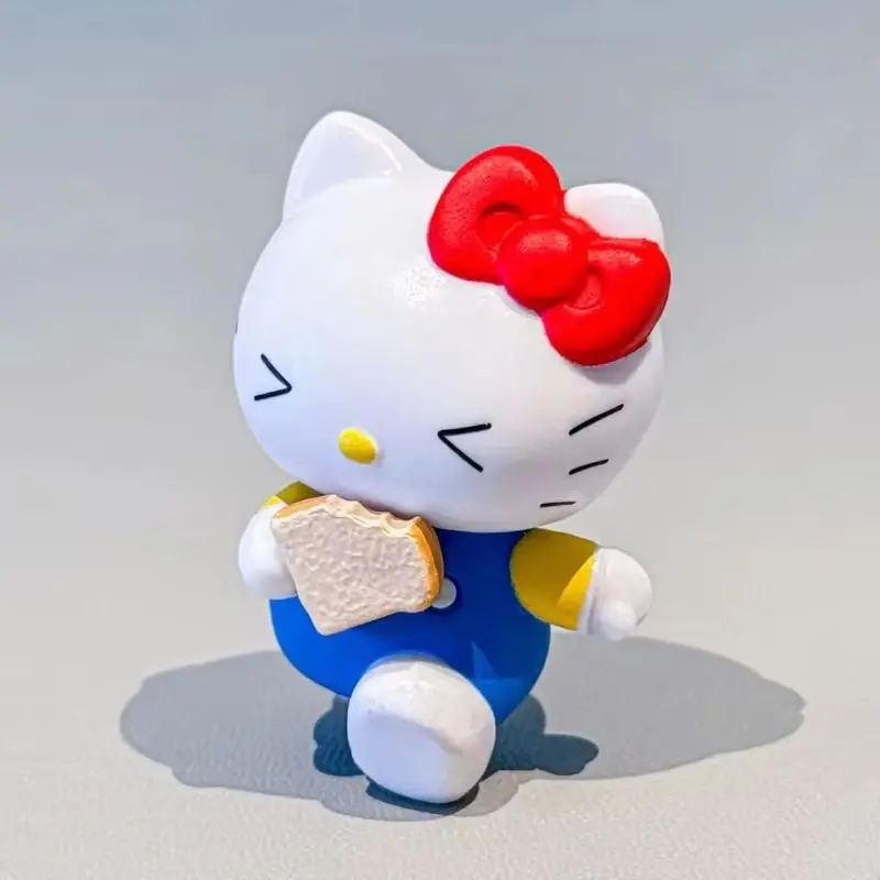 새로운 상품 입고 메일레티 KT 유구이 강아지가 빵을 들고 달리는 모습의 스타일리쉬한 블라인드 박스 데스크탑 장식품 서프라이즈
