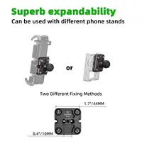 FANAUE Mobile Phone holder cradle anti Shock Absorber support electric Shocking Motorcycle stand mounts Ball car for RAM Mount - Image 2