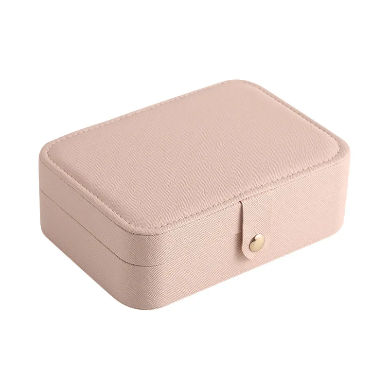 Portable Jewelry Box, Flip-top Simple Earrings, Studs And Ring Storage Box, Multifunctional Jewelry Storage Box
