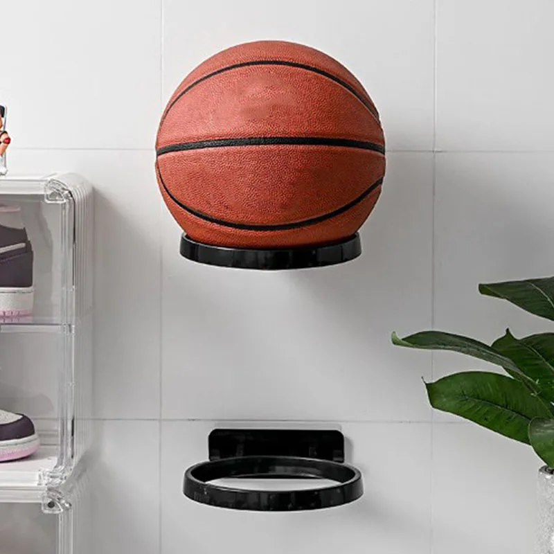 Wand montage Basketball Lager regal Kunststoff Mehrzweck Fußball Display Regal Ball halter platzsparend Wohnzimmer Dekor – Detail 3