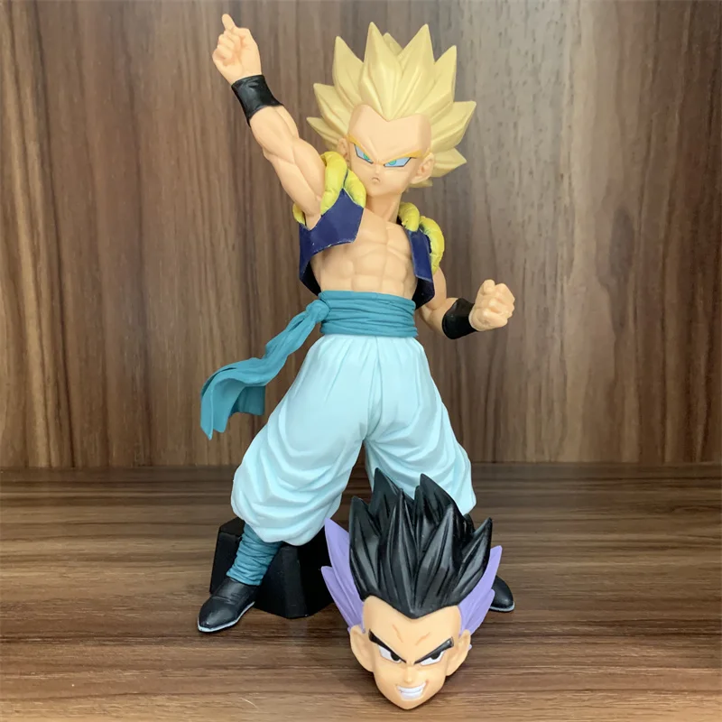 Naa dragon ball z filho goten figura gotenks troncos super saiyan figura  pvc dbz goku vegeta