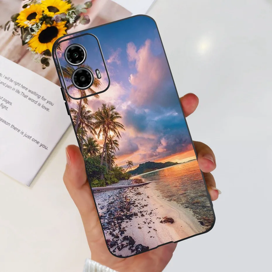 Cute Love Pattern Soft Silicone Phone Case - Stylish & Durable Back Cover