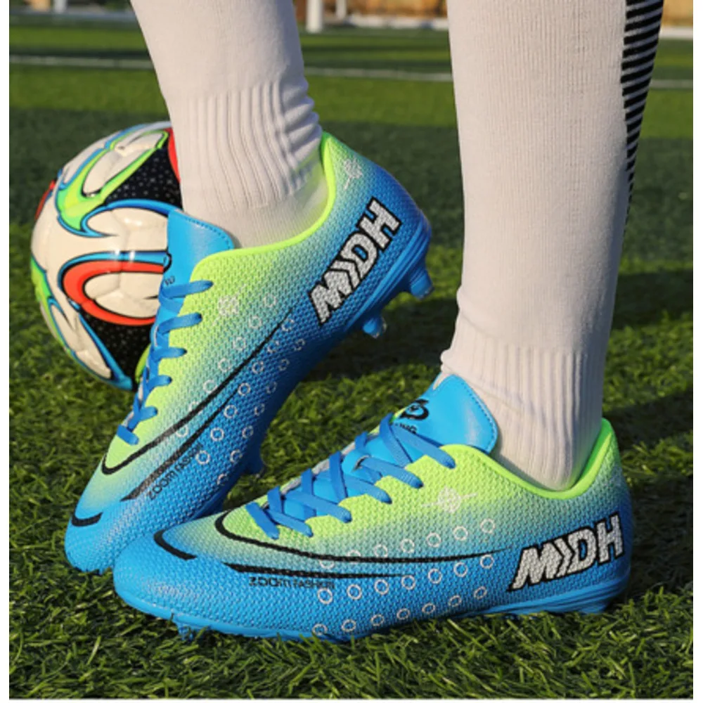 Neu AG Fußball Jugend Student Leder Füße TF Gebrochen DingTalk Künstliche Rasen Wettbewerb Sport_voghion.com