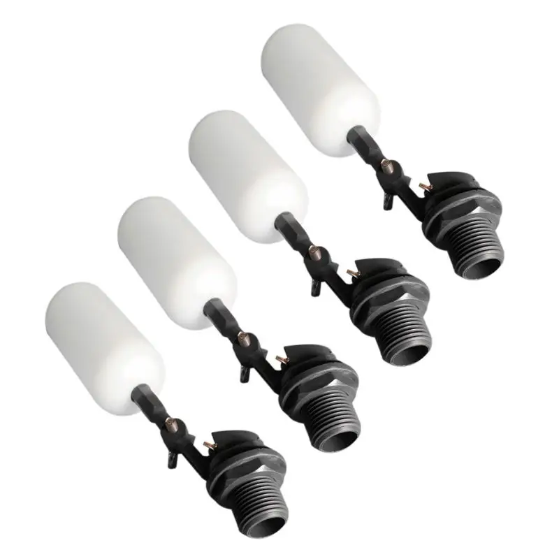 

C90D 4Pcs Inch Mini Stable Float Ball for VALVE with Adjustable Arm Automatic Fill Feed Humidifier for Tank Water for Aqu